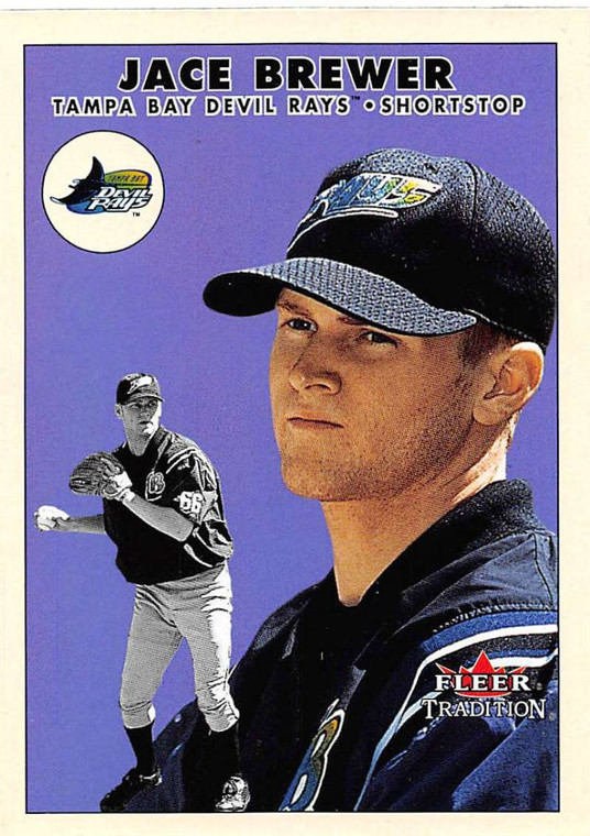 2000 Fleer Tradition Update #U149 Jace Brewer NM-MT RC Rookie Tampa Bay Devil Rays 