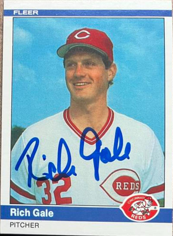 Rich Gale Autographed 1984 Fleer #469