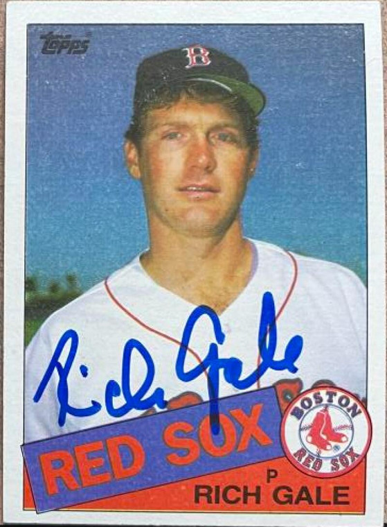 Rich Gale Autographed 1985 Topps #606