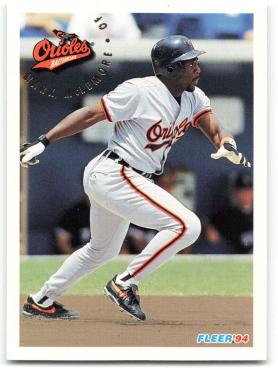 1994 Fleer #9 Mark McLemore VG Baltimore Orioles 
