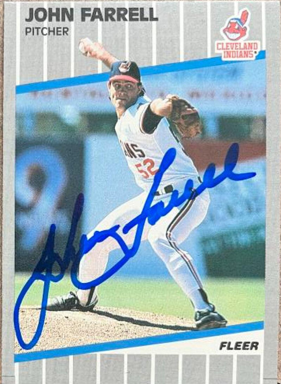 John Farrell Autographed 1989 Fleer #403 