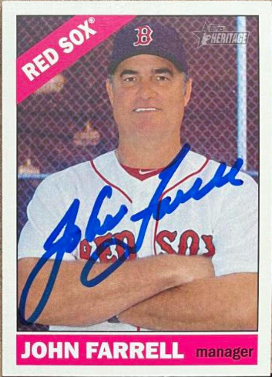 John Farrell Autographed 2015 Topps Heritage #37