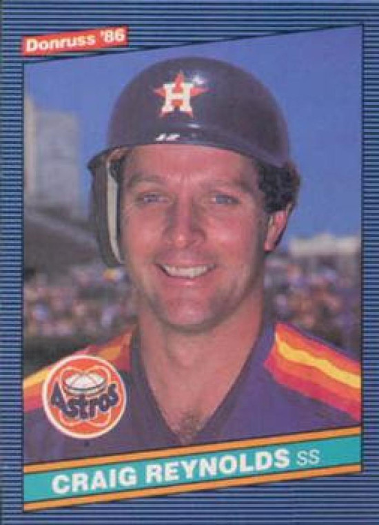 1986 Donruss #232 Craig Reynolds NM-MT Houston Astros 
