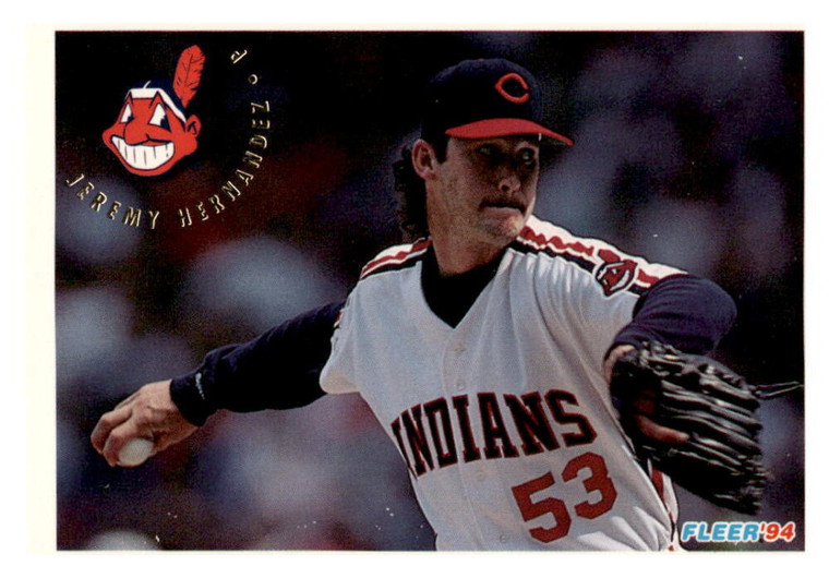 1994 Fleer #105 Jeremy Hernandez VG Cleveland Indians 