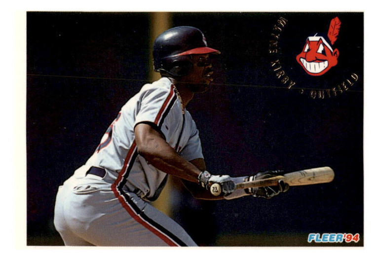 1994 Fleer #107 Wayne Kirby VG Cleveland Indians 