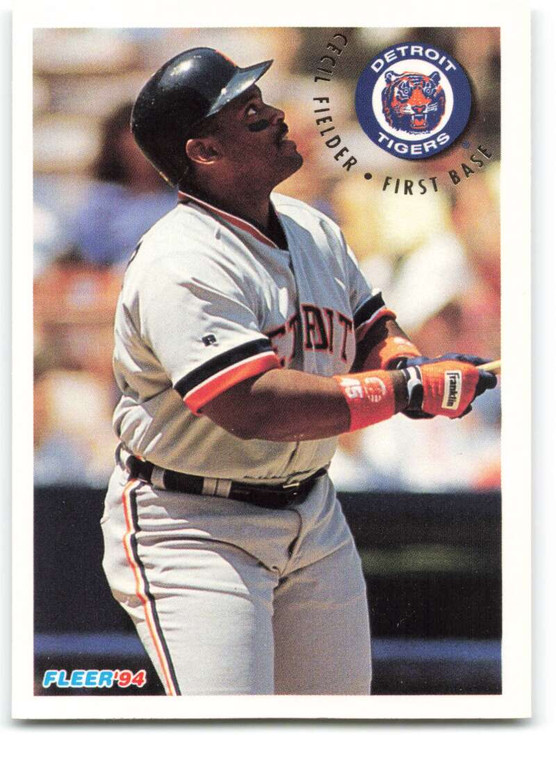 1994 Fleer #128 Cecil Fielder VG Detroit Tigers 