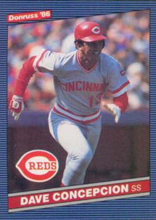 1986 Donruss #243 Dave Concepcion NM-MT Cincinnati Reds 