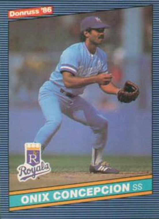1986 Donruss #252 Onix Concepcion NM-MT Kansas City Royals 