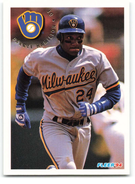 1994 Fleer #177 Darryl Hamilton VG Milwaukee Brewers 