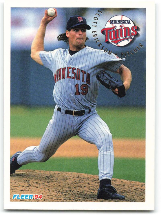 1994 Fleer #202 Scott Erickson VG Minnesota Twins 