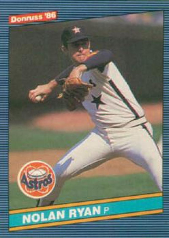 SOLD 9278 1986 Donruss #258 Nolan Ryan NM-MT Houston Astros 