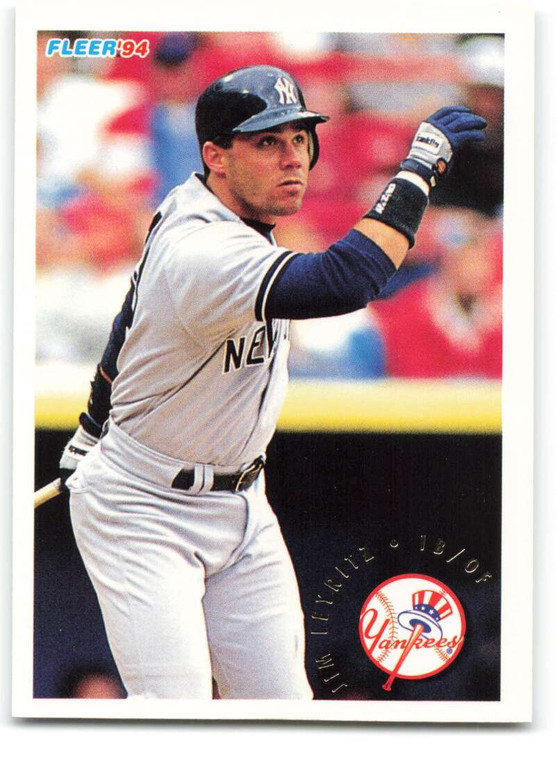 SOLD 39618 1994 Fleer #237 Jim Leyritz VG New York Yankees 