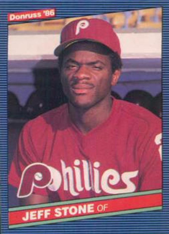1986 Donruss #259 Jeff Stone NM-MT Philadelphia Phillies 