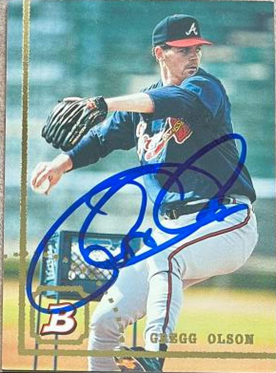 Gregg Olson Autographed 1994 Bowman #461