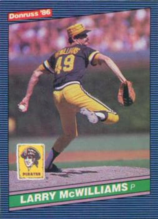 1986 Donruss #264 Larry McWilliams NM-MT Pittsburgh Pirates 