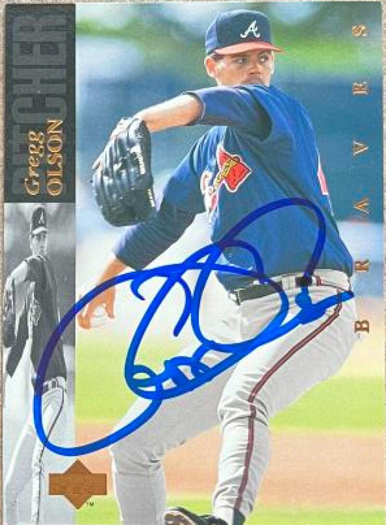 Gregg Olson Autographed 1994 Upper Deck #393