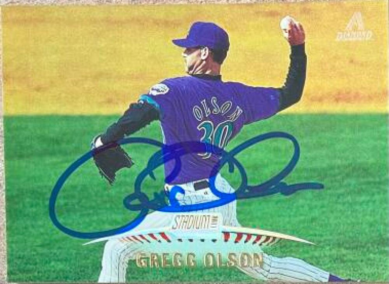 Gregg Olson Autographed 1999 Stadium Club #233