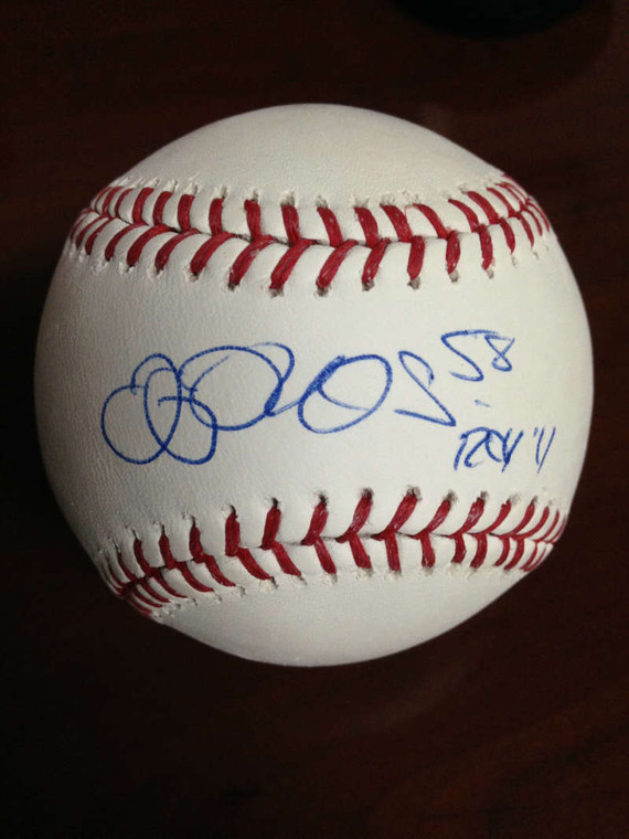 SOLD 821 Jeremy Hellickson Autographed ROMLB Baseball AL ROY 2011