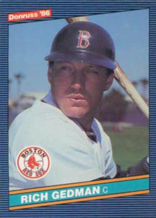 1986 Donruss #273 Rich Gedman NM-MT Boston Red Sox 