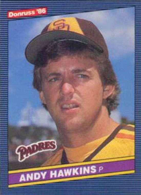 1986 Donruss #284 Andy Hawkins NM-MT San Diego Padres 