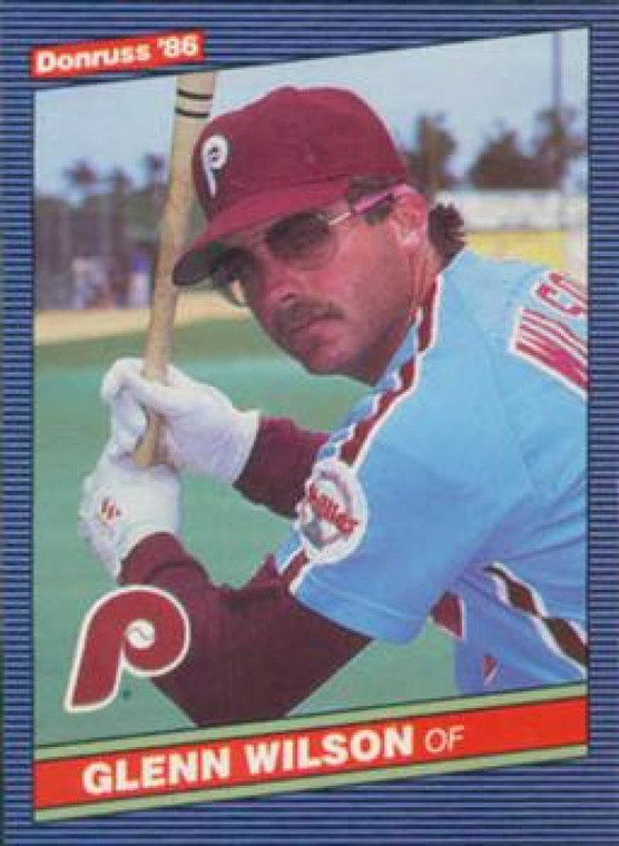 1986 Donruss #285 Glenn Wilson NM-MT Philadelphia Phillies 