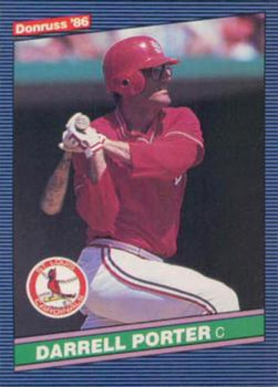 1986 Donruss #290 Darrell Porter NM-MT St. Louis Cardinals 