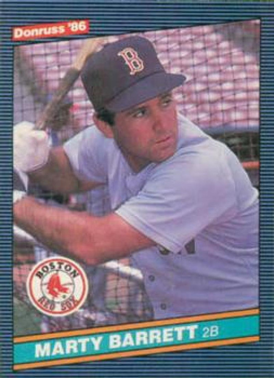 1986 Donruss #294 Marty Barrett NM-MT Boston Red Sox 