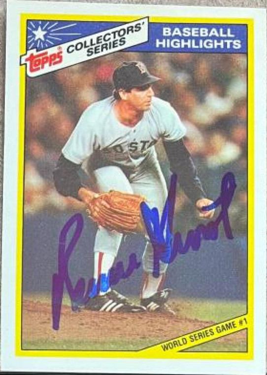 Bruce Hurst Autographed 1987 Topps Woolworth Baseball Highlights #19