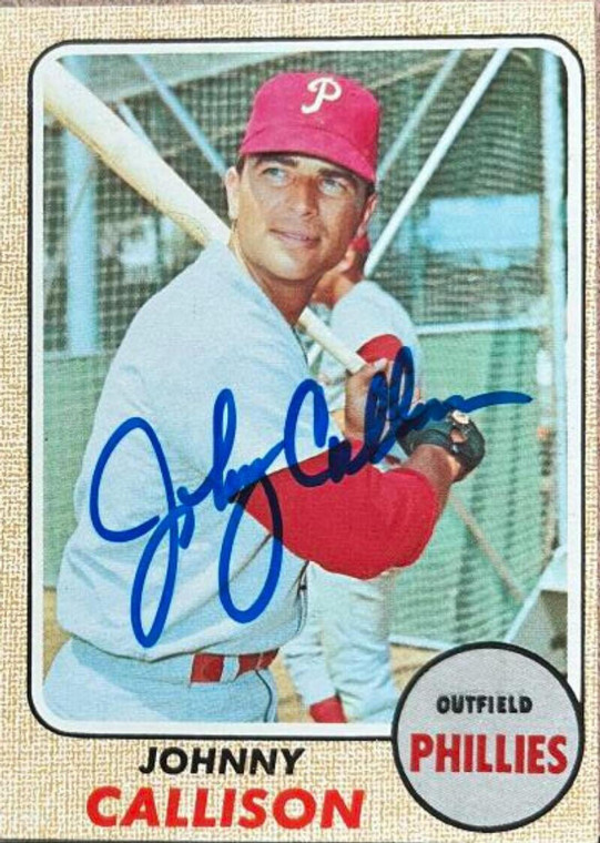 Johnny Callison Autographed 1968 Topps #415