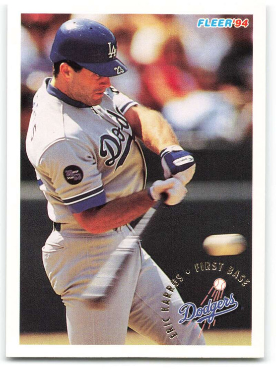 1994 Fleer #514 Eric Karros VG Los Angeles Dodgers 