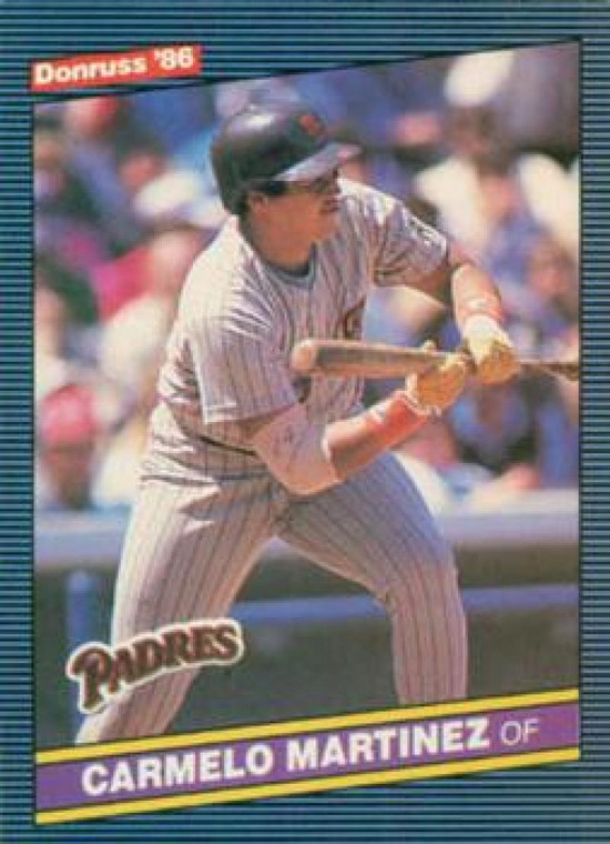 1986 Donruss #324 Carmelo Martinez NM-MT San Diego Padres 