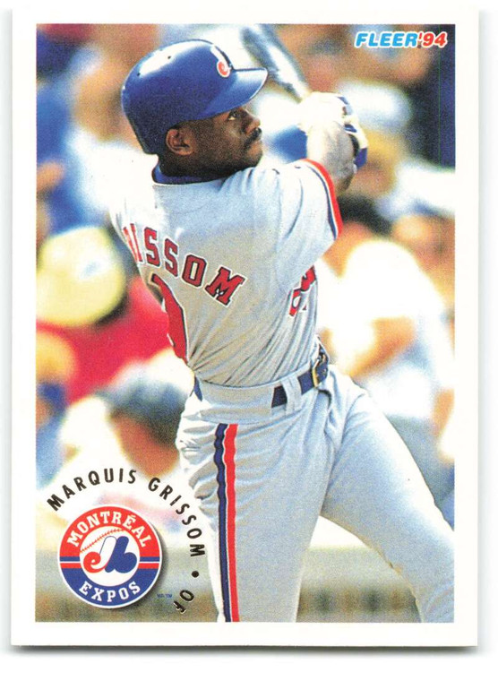 1994 Fleer #540 Marquis Grissom VG Montreal Expos 