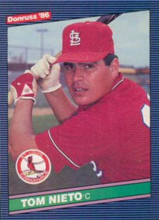1986 Donruss #327 Tom Nieto NM-MT St. Louis Cardinals 