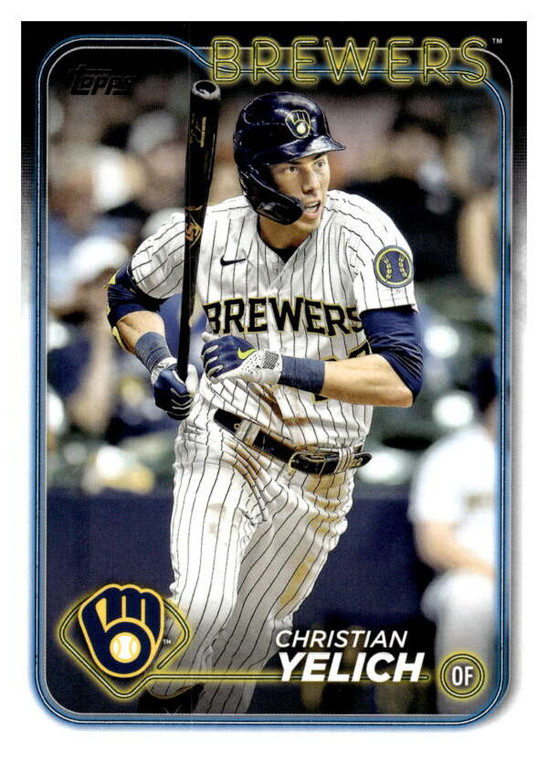 2024 Topps #145 Christian Yelich NM-MT Milwaukee Brewers 