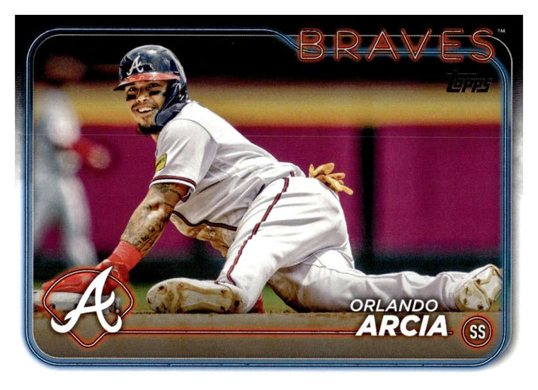 2024 Topps #88 Orlando Arcia NM-MT Atlanta Braves 