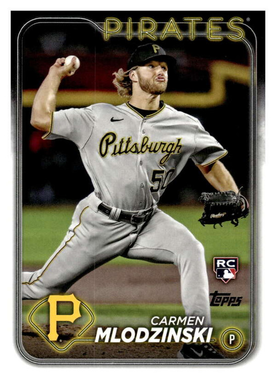 SOLD 149079 2024 Topps #31 Carmen Mlodzinski NM-MT RC Rookie Pittsburgh Pirates 