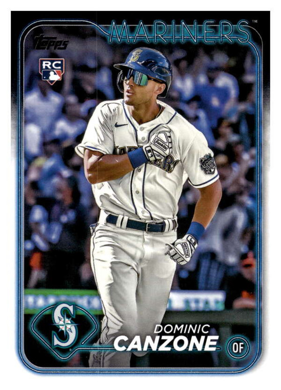 2024 Topps #195 Dominic Canzone NM-MT RC Rookie Seattle Mariners 