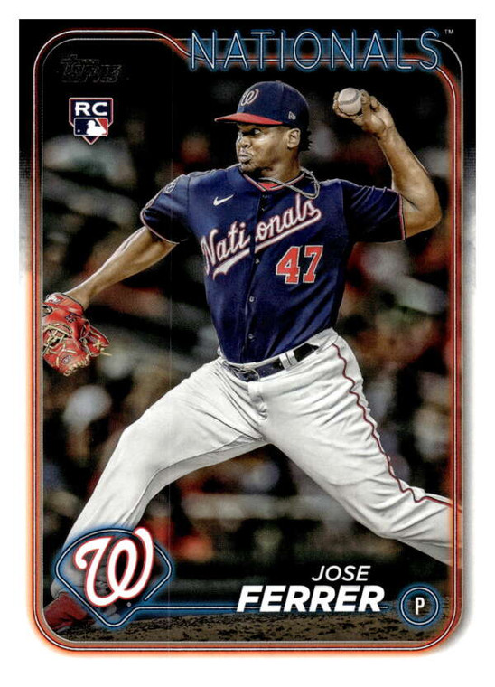 2024 Topps #85 Jose Ferrer NM-MT RC Rookie Washington Nationals 
