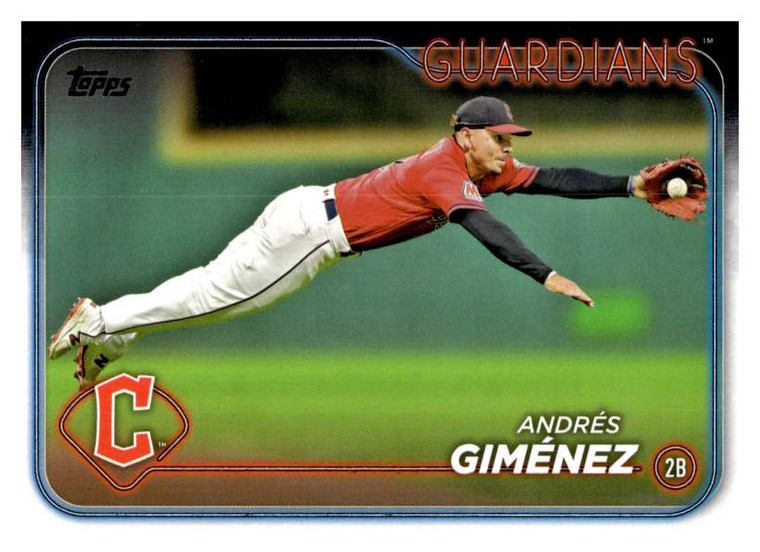 2024 Topps #289 Andres Gimenez NM-MT Cleveland Guardians 