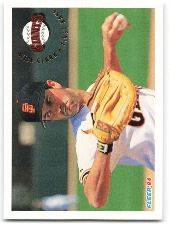 1994 Fleer #689 Will Clark VG San Francisco Giants 