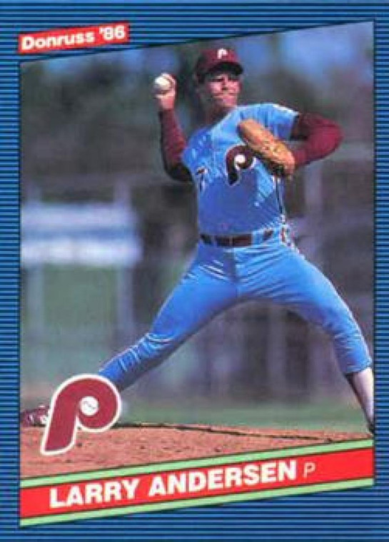 1986 Donruss #355 Larry Andersen NM-MT Philadelphia Phillies 