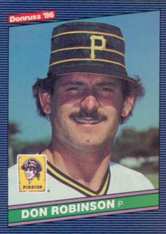 1986 Donruss #357 Don Robinson NM-MT Pittsburgh Pirates 