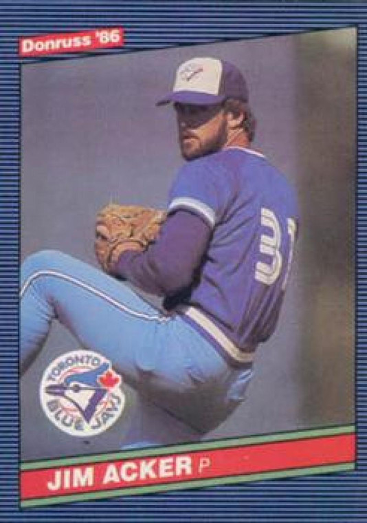 1986 Donruss #363 Jim Acker NM-MT Toronto Blue Jays 