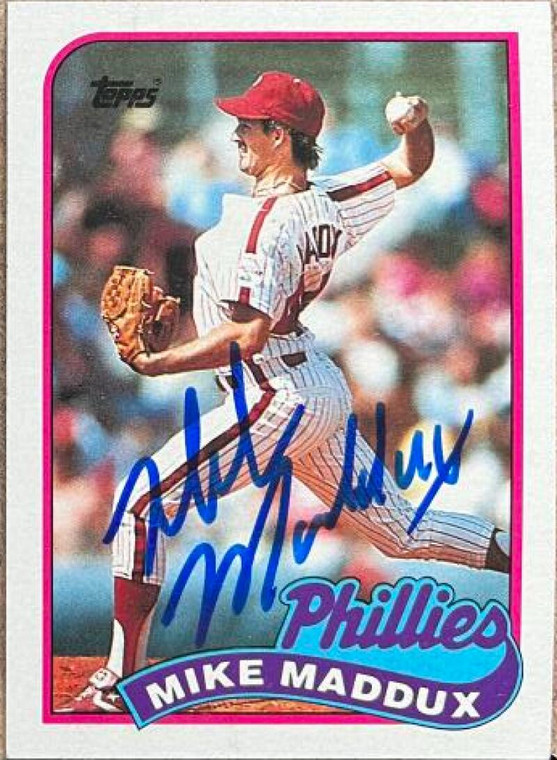 Mike Maddux Autographed 1989 Topps #39