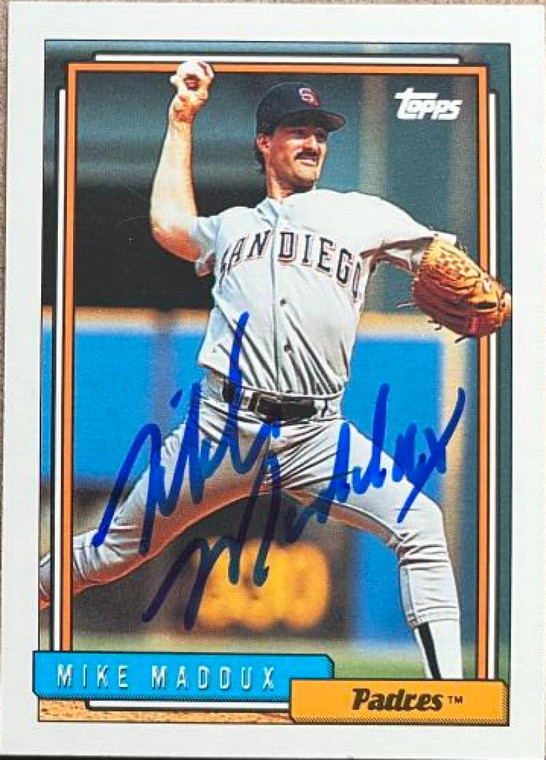 Mike Maddux Autographed 1992 Topps #438