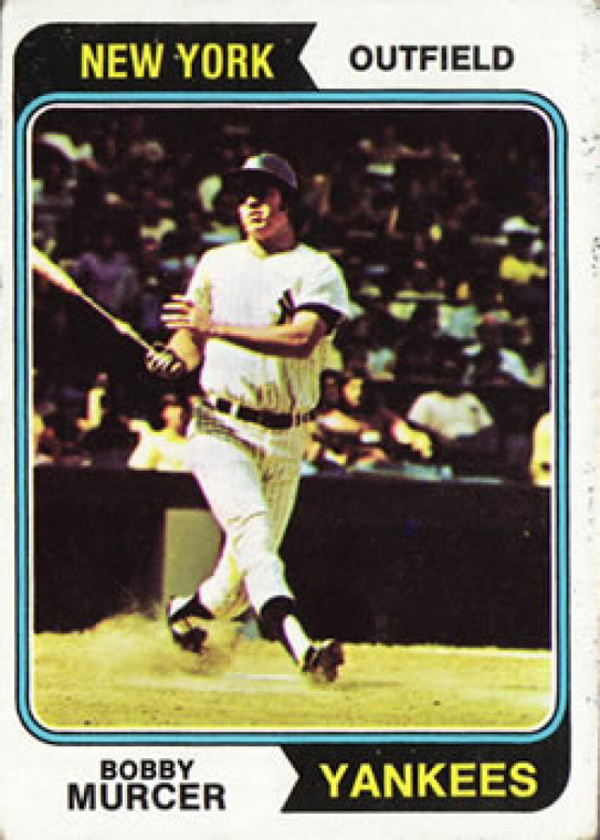 1974 Topps #90 Bobby Murcer VG New York Yankees 