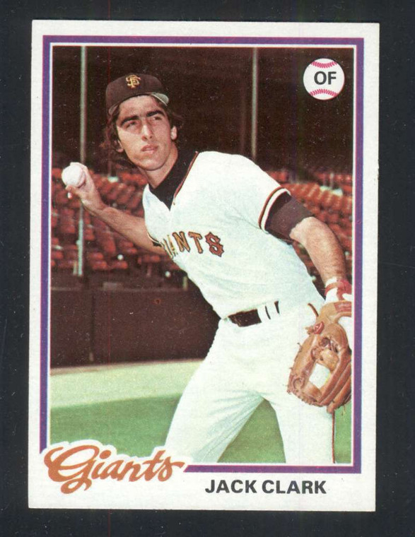 1978 Topps #384 Jack Clark VG San Francisco Giants 