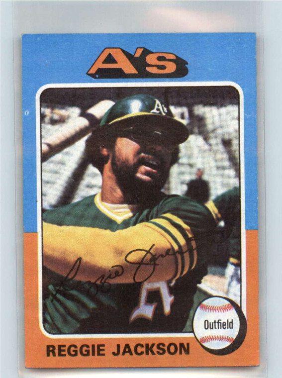 1975 Topps #300 Reggie Jackson VG Oakland Athletics 