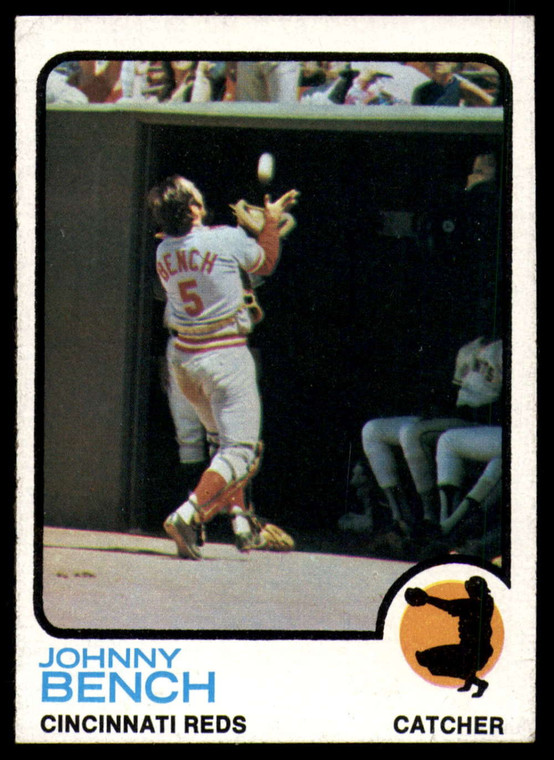 1973 Topps #380 Johnny Bench VG Cincinnati Reds 