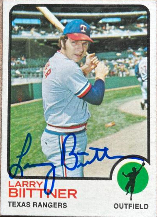 Larry Biittner Autographed 1973 Topps #249